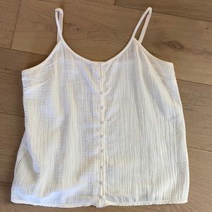 Anthropolgie Dolan white blouse adjustable straps